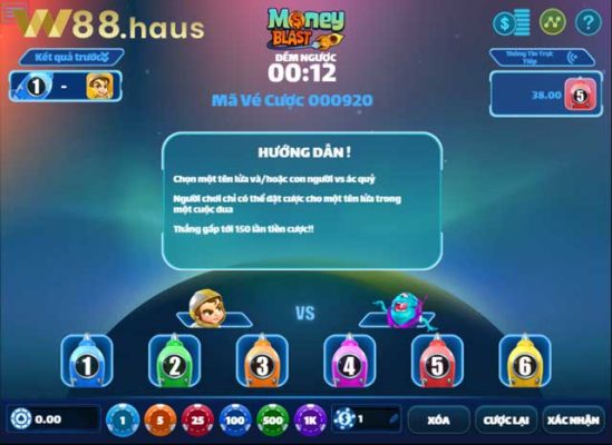 Các hình thức đặt cược trong Money Blast